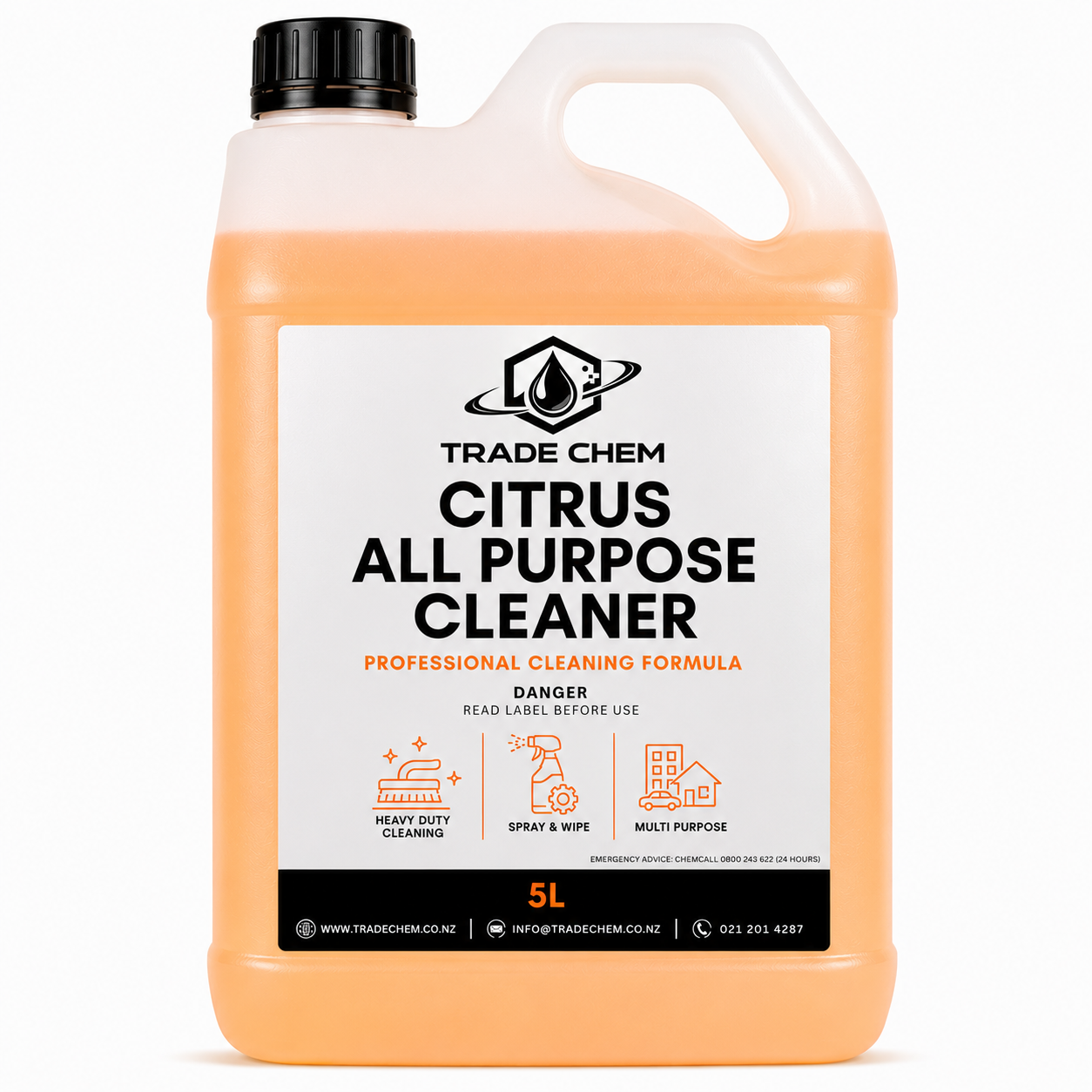 Trade Chem Citrus All Purpose Cleaner 5L bottle