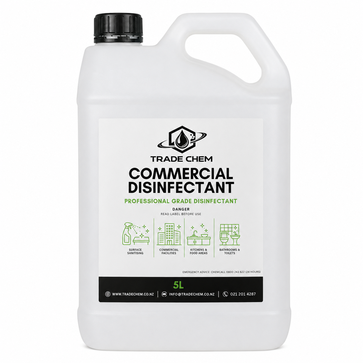 Trade Chem Commercial Disinfectant 5L bottle