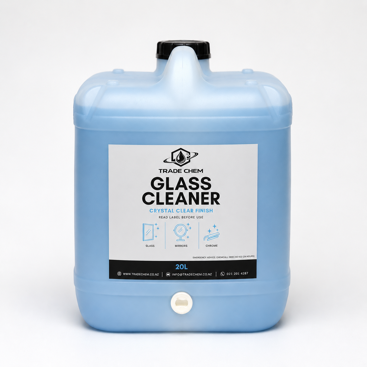 Trade Chem Glass Cleaner 20L bulk trade drum
