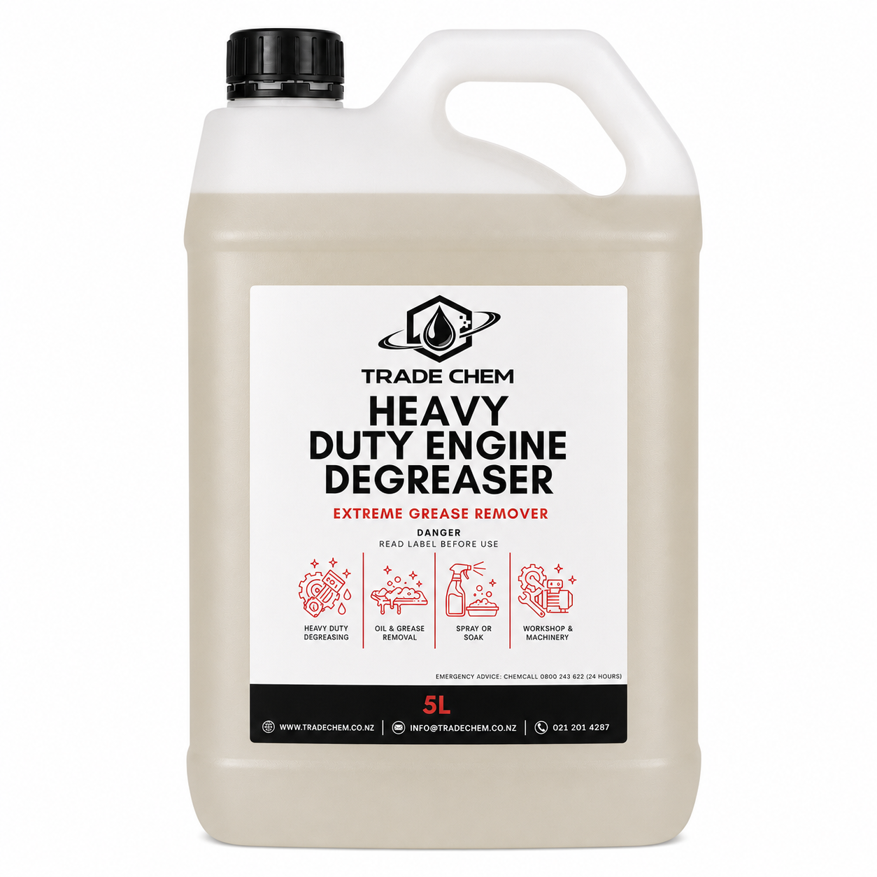 Trade Chem Heavy Duty Engine Degreaser 5L bottle