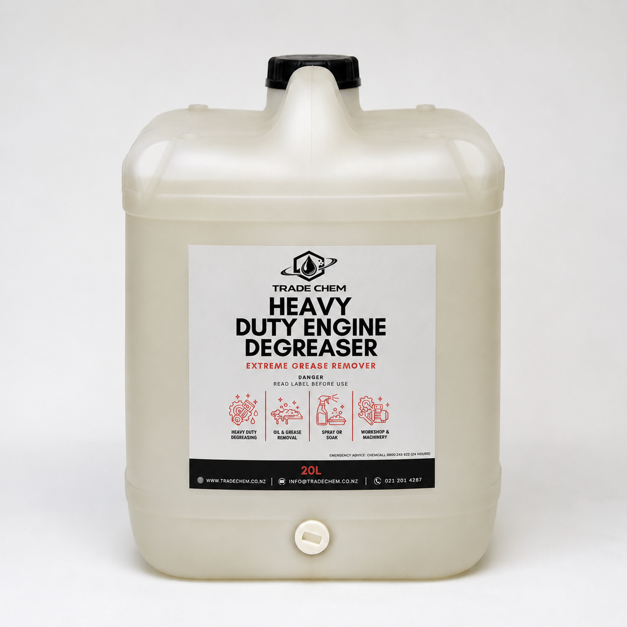 Trade Chem Heavy Duty Engine Degreaser 20L bulk trade drum
